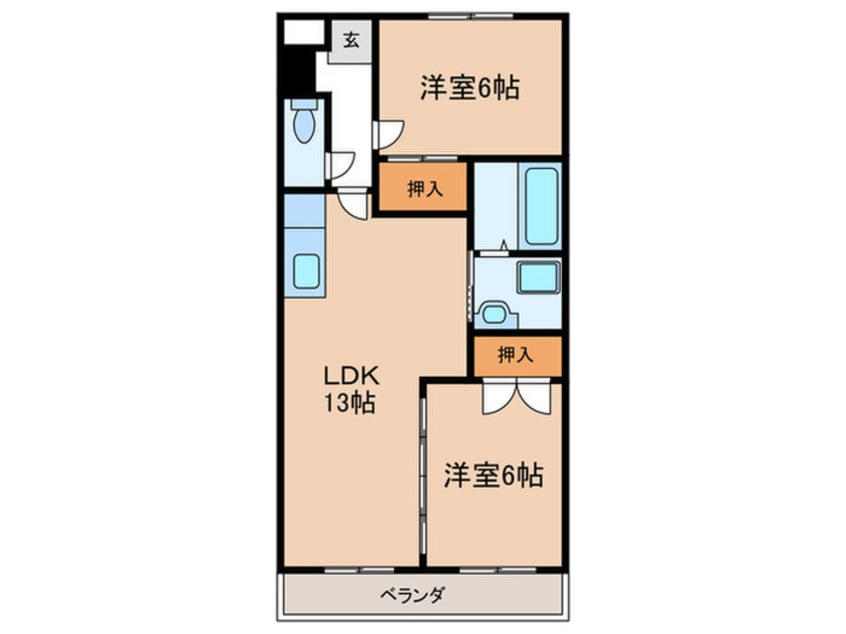 間取図 メゾンパトラージュ