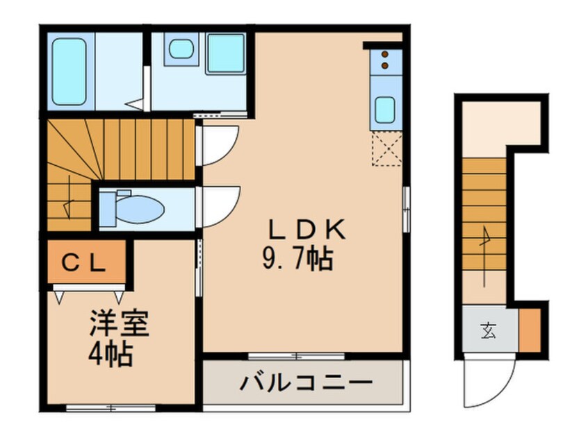 間取図 ラ　ミア　カーサ