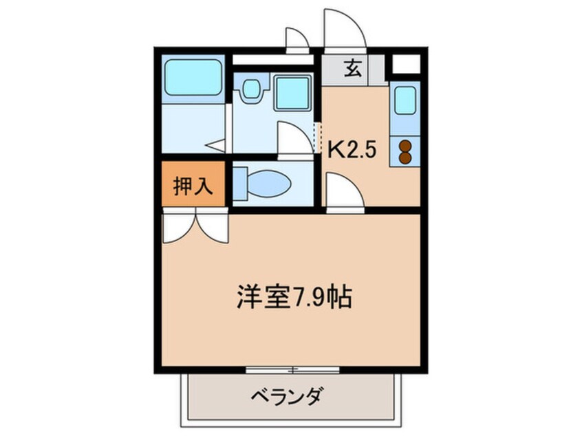 間取図 アム－ル　ナナ