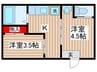 ライフステージ曙 2Kの間取り