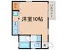 ボンヌール川名 1Rの間取り
