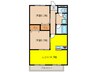 ダイアヒルズ住吉　Ⅰ 2LDKの間取り