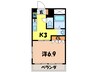 フェリ－チェ 1Kの間取り