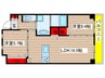 白壁リンクス 2LDKの間取り