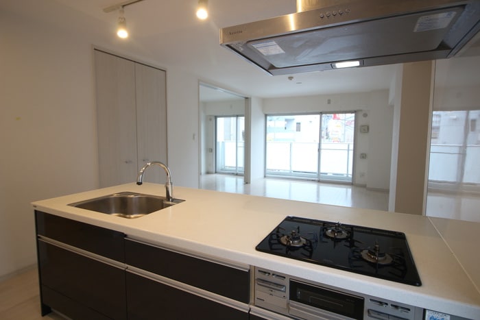 キッチン 白壁リンクス