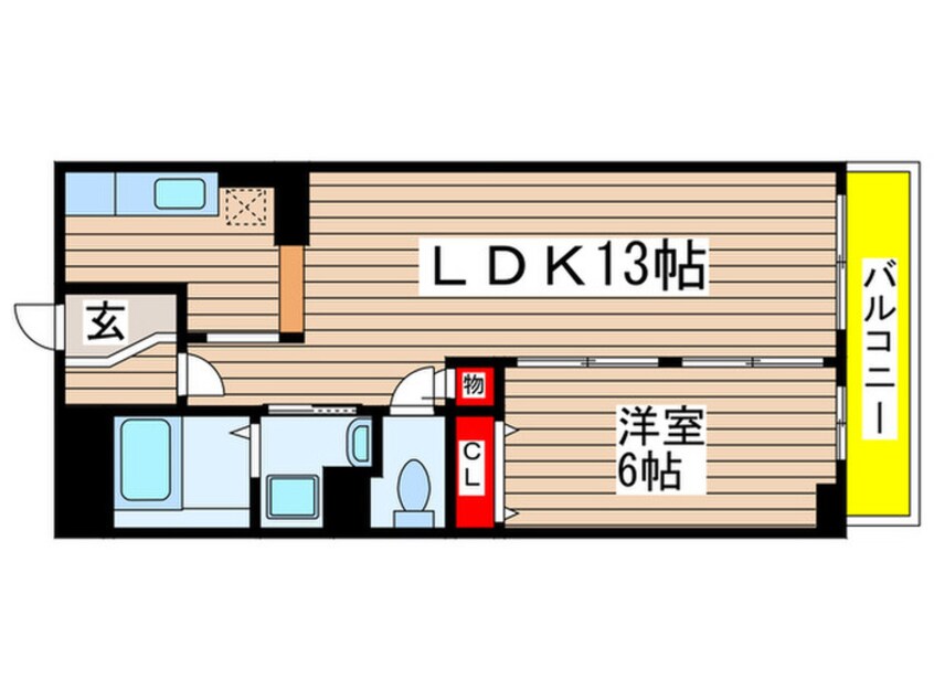 間取図 石川橋　セブン