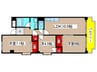 ロイヤル白鳥 3LDKの間取り