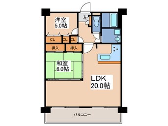 間取図 ｽﾍﾟﾘｱｼﾃｨ名南ｱﾈｯｸｽ1（603）