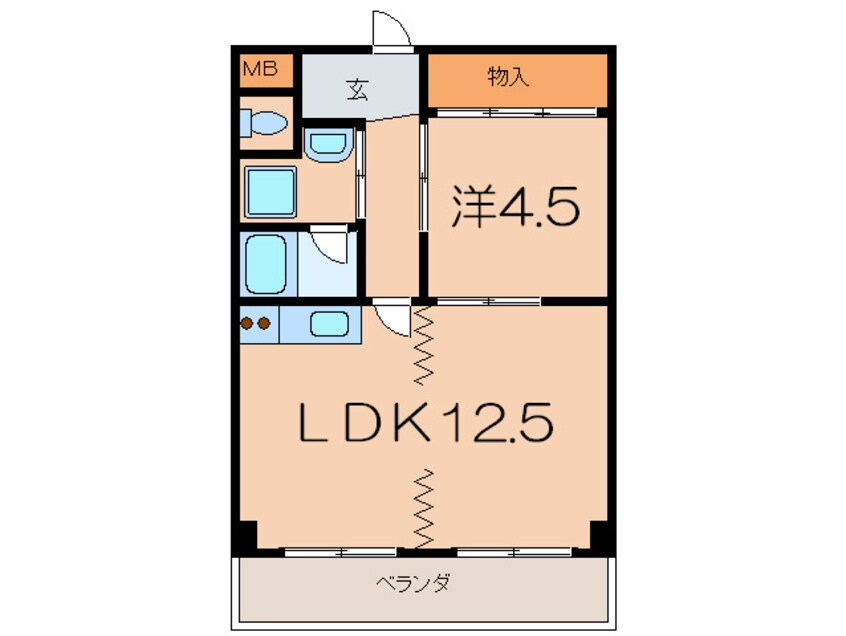 間取図 グリ－ンハウス吉