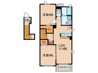 間取図 カーサ　ヴィオラ