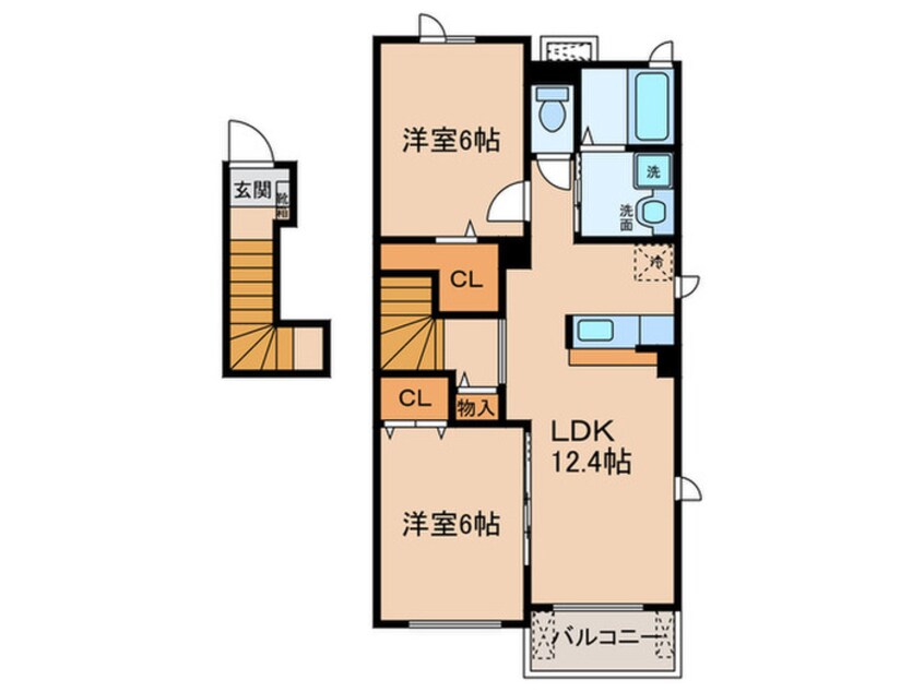 間取図 カーサ　ヴィオラ