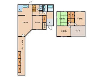 間取図 米野木町北山戸建