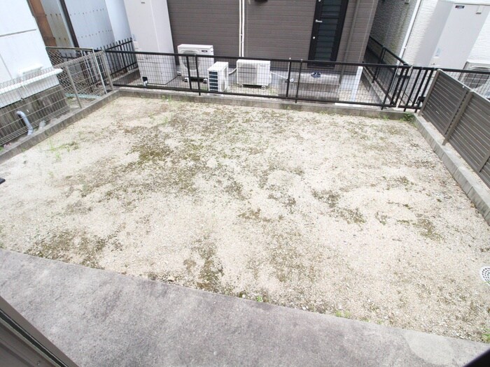 ベランダ・バルコニー 植田西貸家北棟（D号室）