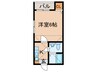 コーポ愛花夢 1Kの間取り