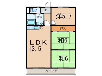 間取図 シャトルシバタ