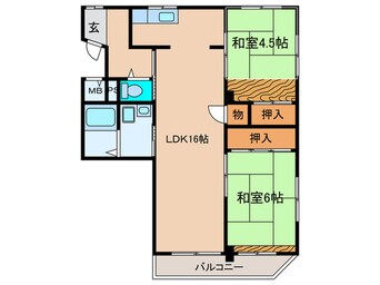 間取図 アビタマルフク
