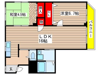 間取図 アビタマルフク