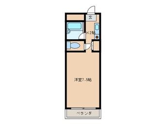 間取図 ミルオンデュ－ル　竹生