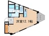 メゾンミラベル 1Rの間取り