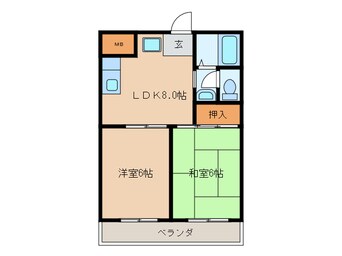 間取図 マンションメトロ