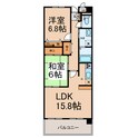 カトルセゾンの間取図