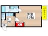 リブレア日比野西A棟 1Kの間取り