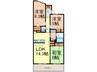 グランカーサ上前津 3LDKの間取り