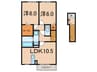 パストラル 2LDKの間取り