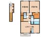 パストラル 2LDKの間取り