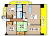 スクエア名古屋港 3LDK+Sの間取り
