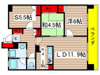 間取図 スクエア名古屋港