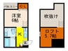シャマー・ウィラ 1Rの間取り