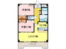 ヴェルス 2LDKの間取り