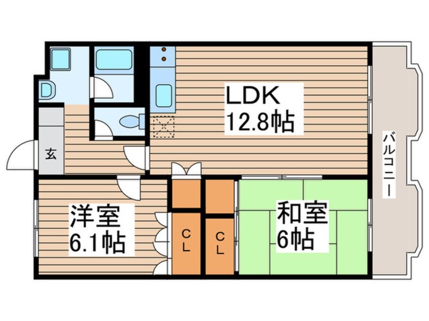 間取図 S-FORT新瑞橋