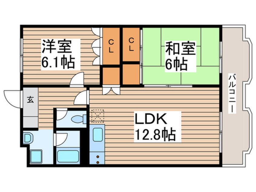 間取図 S-FORT新瑞橋