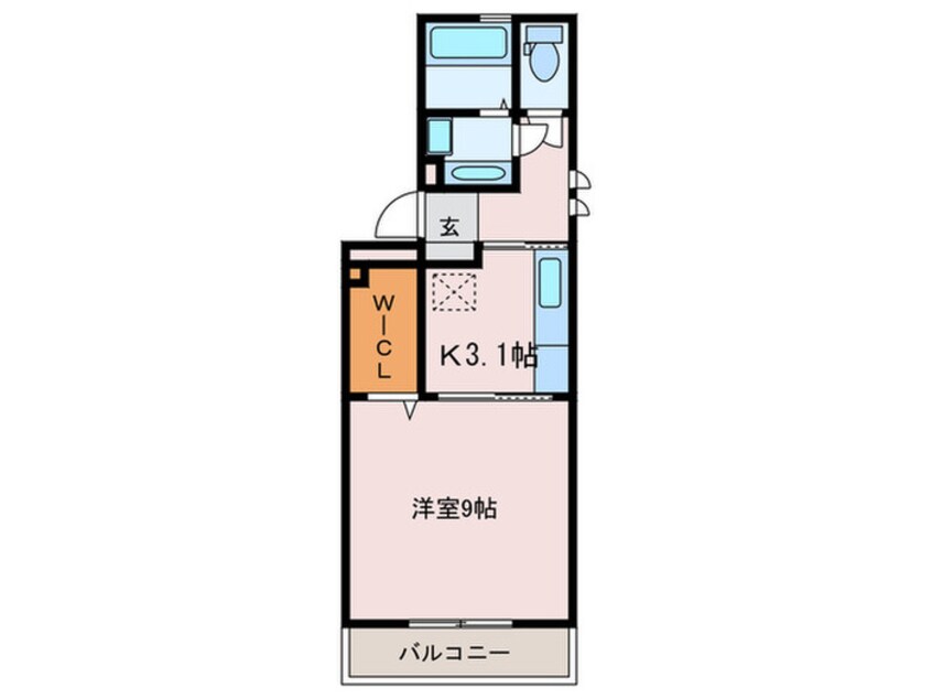 間取図 フローラ島間