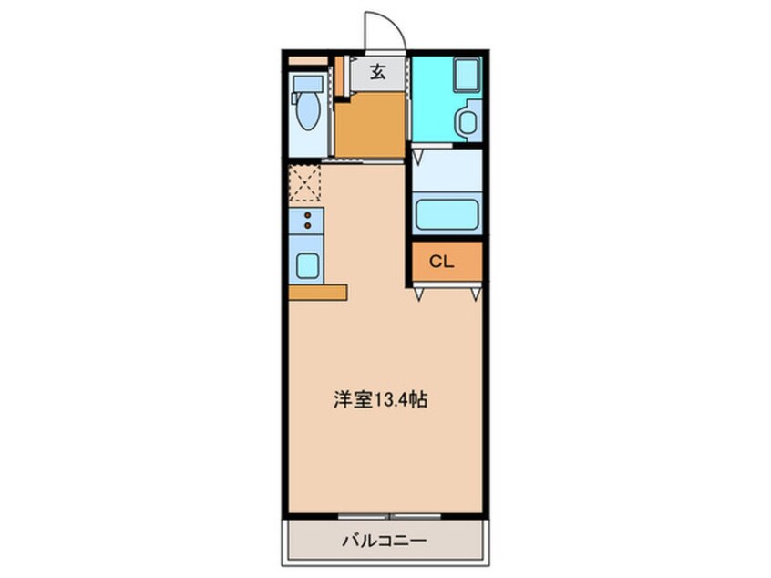間取図 カーナ若宮