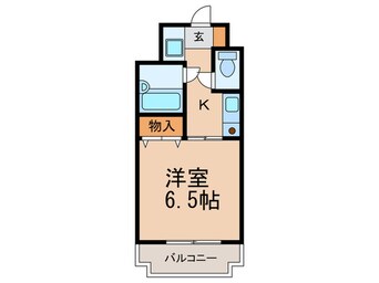 間取図 ダイアパレス上社第3(402)