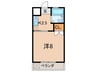 一ツ木マンション安井Ⅱ 1Kの間取り