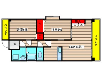 間取図 カ－サ・グラニ－レ