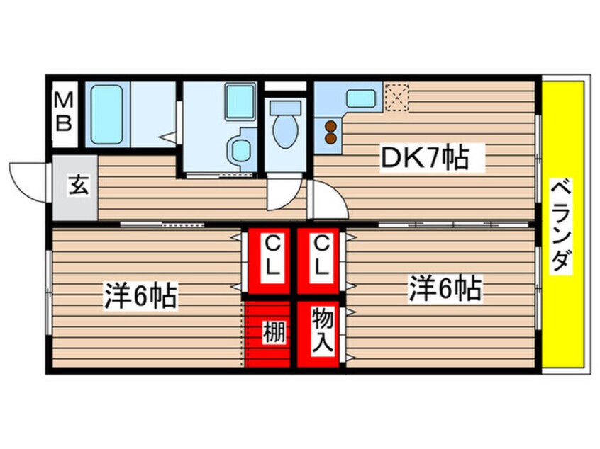 間取図 岡部ビル