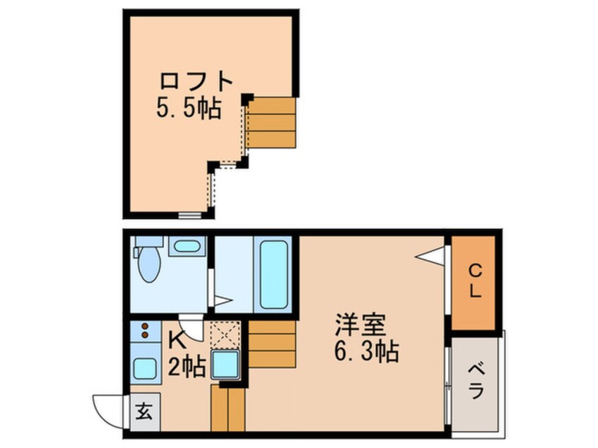 間取図 stage志賀本通