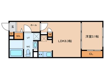 間取図 エスリードコート今池