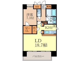 間取図 グランドソレイユ名駅
