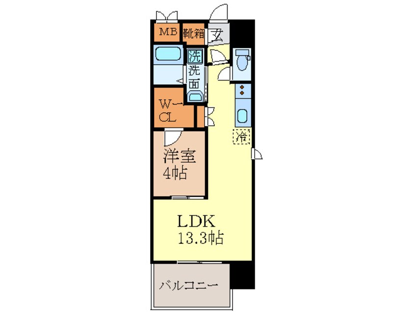 間取図 グランドソレイユ名駅