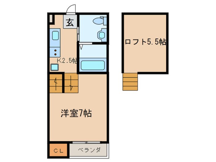間取り図 エスパス・リブレ