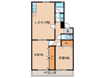 間取図 パ－クヴィラ五才美