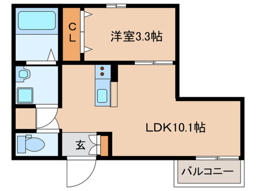 間取図 カーササクラーレ