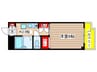 ライフステ－ジ日進 1Kの間取り