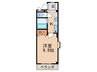 ヴィータS 1Kの間取り
